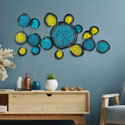 Acessório Decorativo de Parede Nenuharps 1 - Metal Multicolor Artesanal 125x62cm