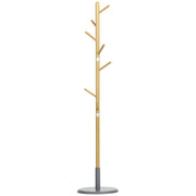 Cabide de Pé Moderno Branco e Cinza Ø37,8x175,6 cm