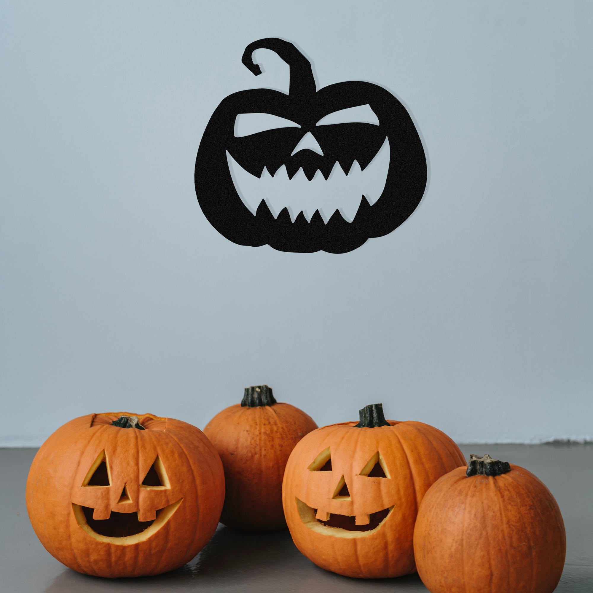 Acessório Decorativo de Parede em Metal Halloween 14 - Preto 53x50cm