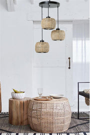 Candeeiro de Teto – 30 cm – Rattan