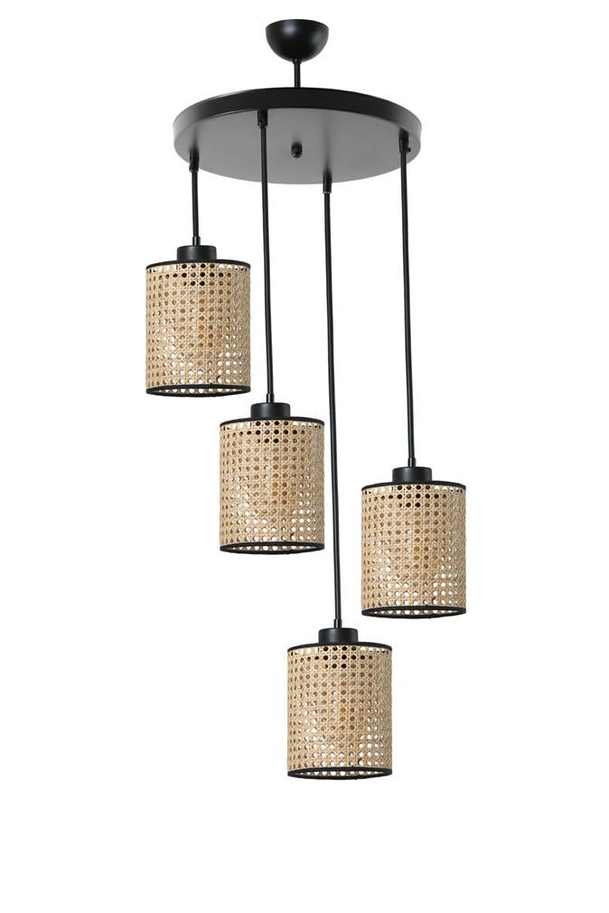Candeeiro de Teto – 70 cm de altura – Rattan