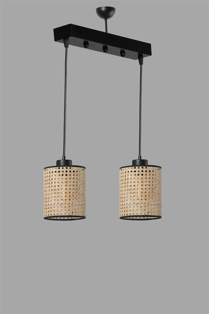 Candeeiro de Teto – 70 cm altura – Rattan