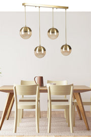 Candeeiro de Teto – 15 cm – Dourado – Metal