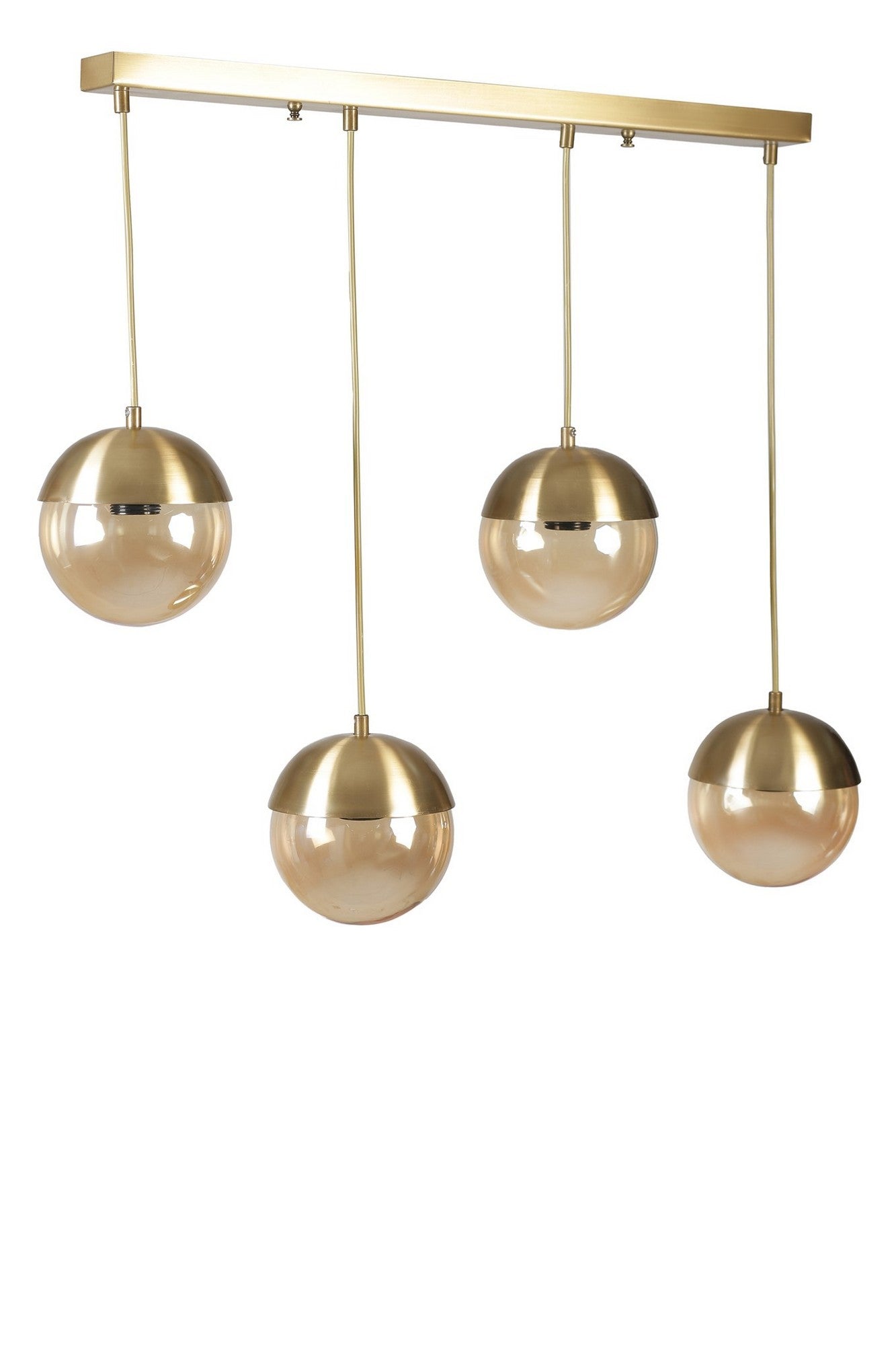 Candeeiro de Teto – 15 cm – Dourado – Metal