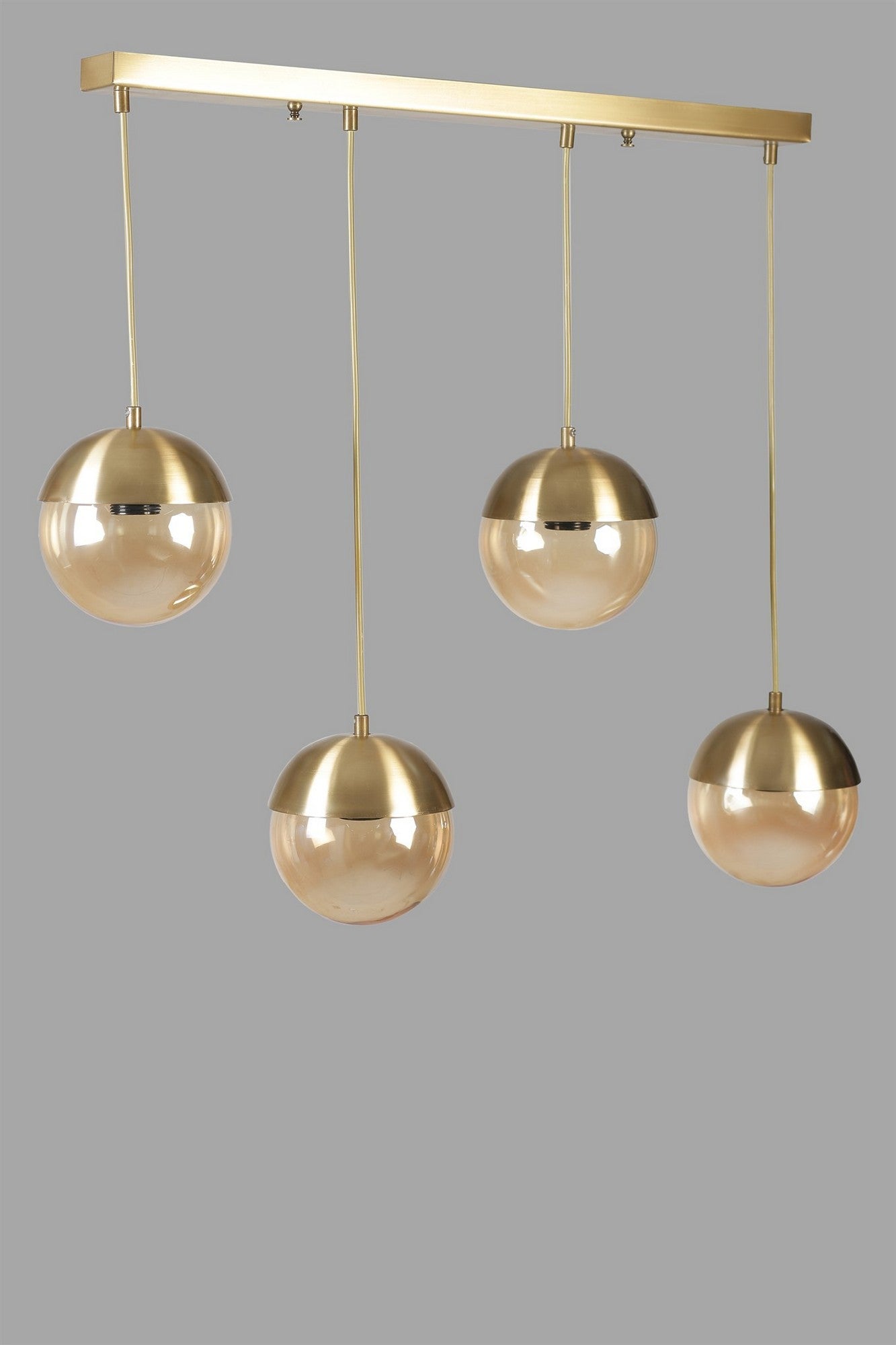 Candeeiro de Teto – 15 cm – Dourado – Metal