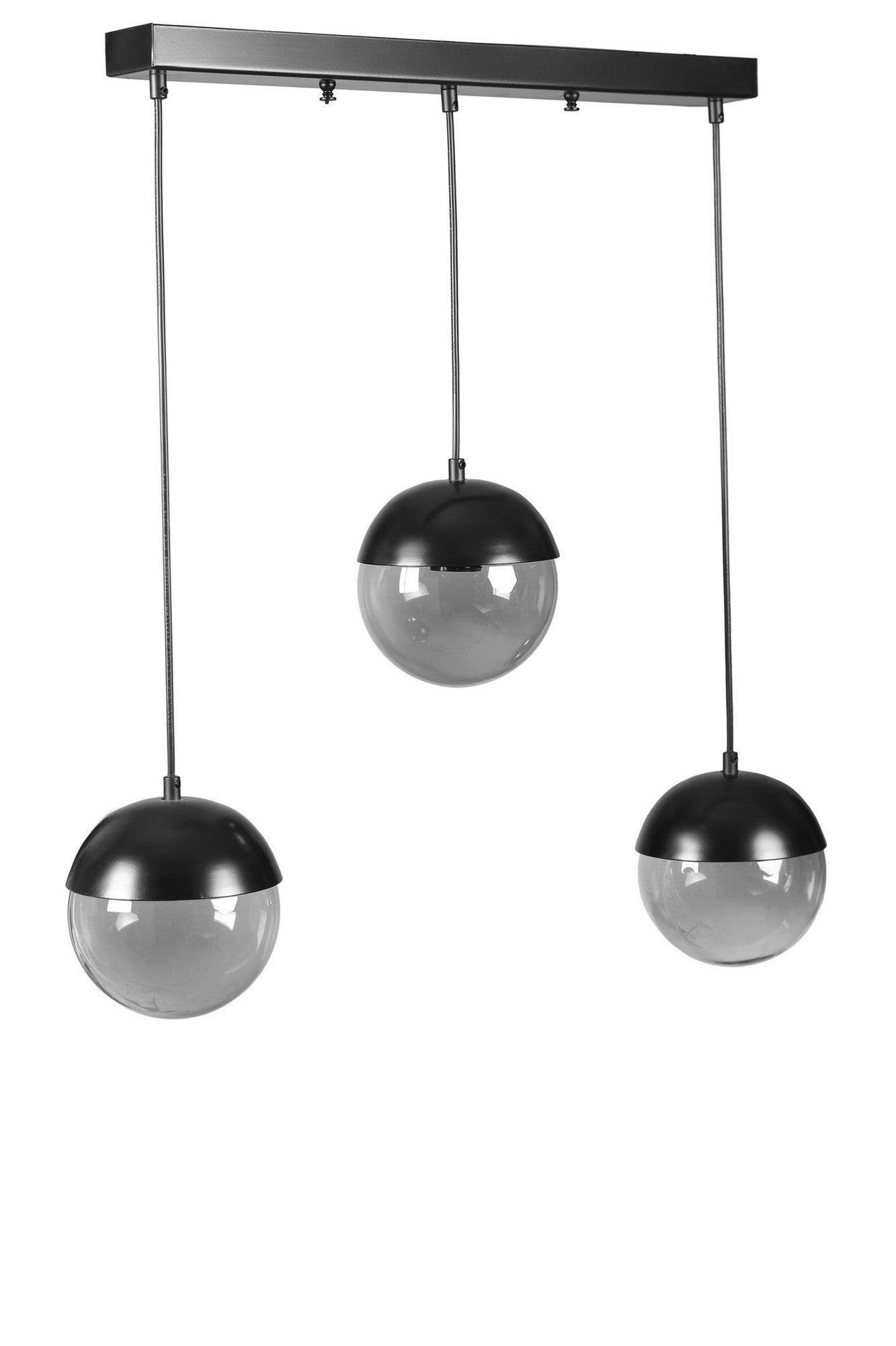 Candeeiro de Teto – 70 cm – Cinza escuro – Metal