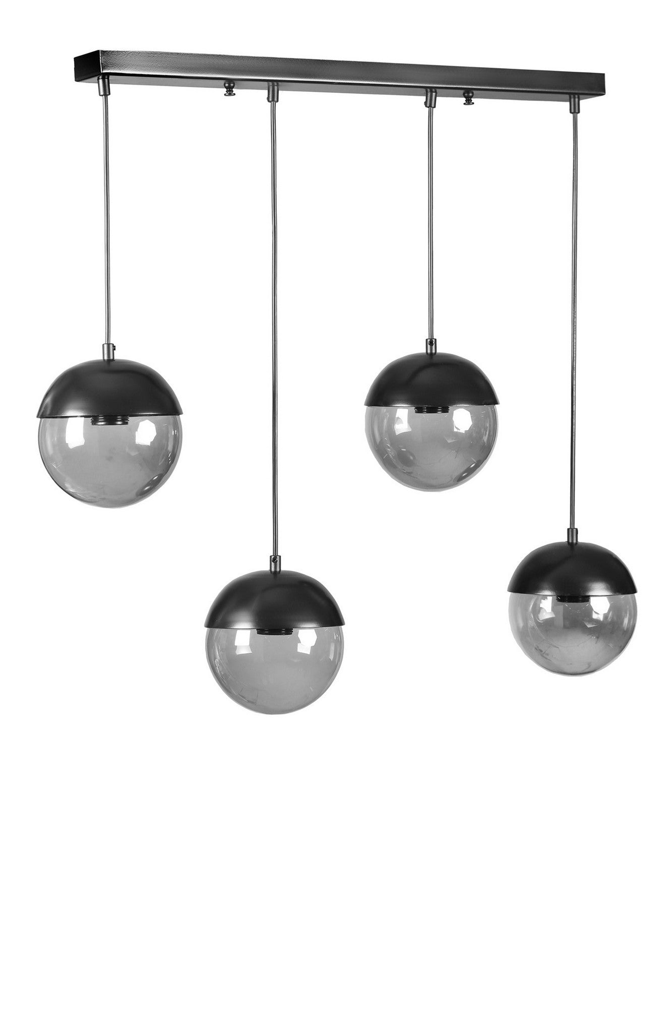 Candeeiro de Teto – 70 cm – Cinza escuro – Metal