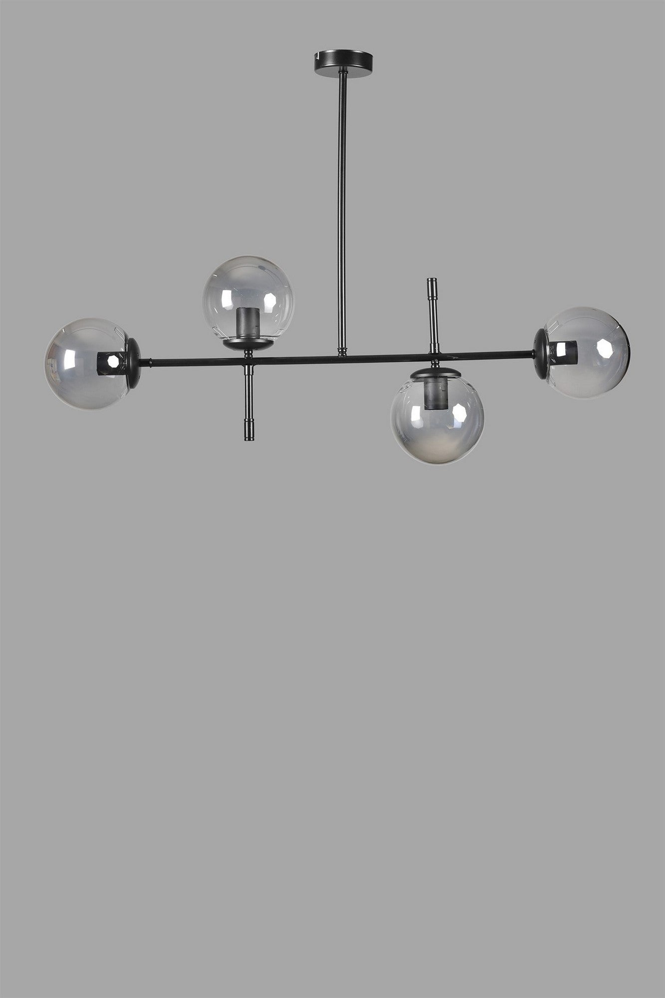 Candeeiro de Teto - 65 cm - Cinza escuro - Metal