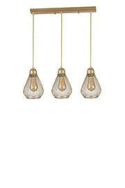 Candeeiro de Teto – 70 cm – Dourado – Metal