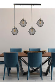 Candeeiro de Teto – 70 cm – Preto – Metal