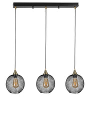 Candeeiro de Teto - 70 cm - Preto - Metal