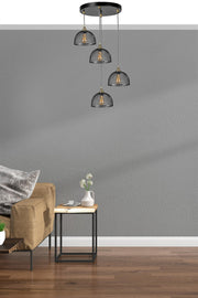 Candeeiro de Teto – 70 cm – Preto – Metal