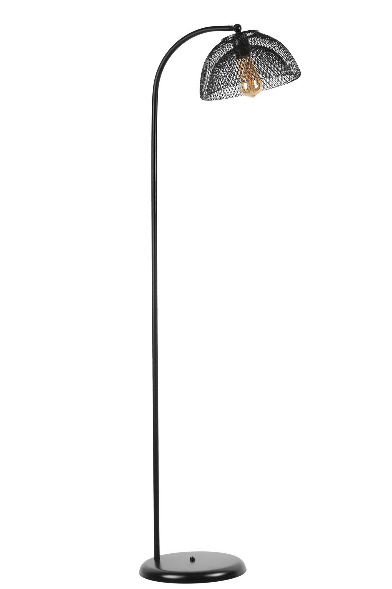 Candeeiro de Pé – 154 cm – Preto – Metal