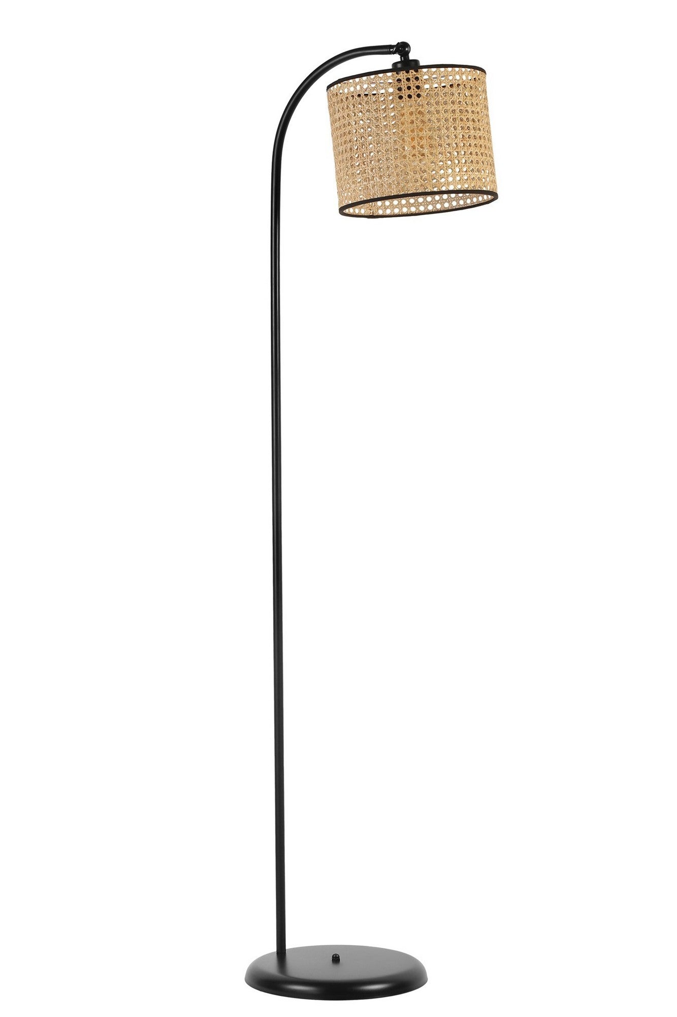 Candeeiro de Pé – 154 cm – Preto – Metal
