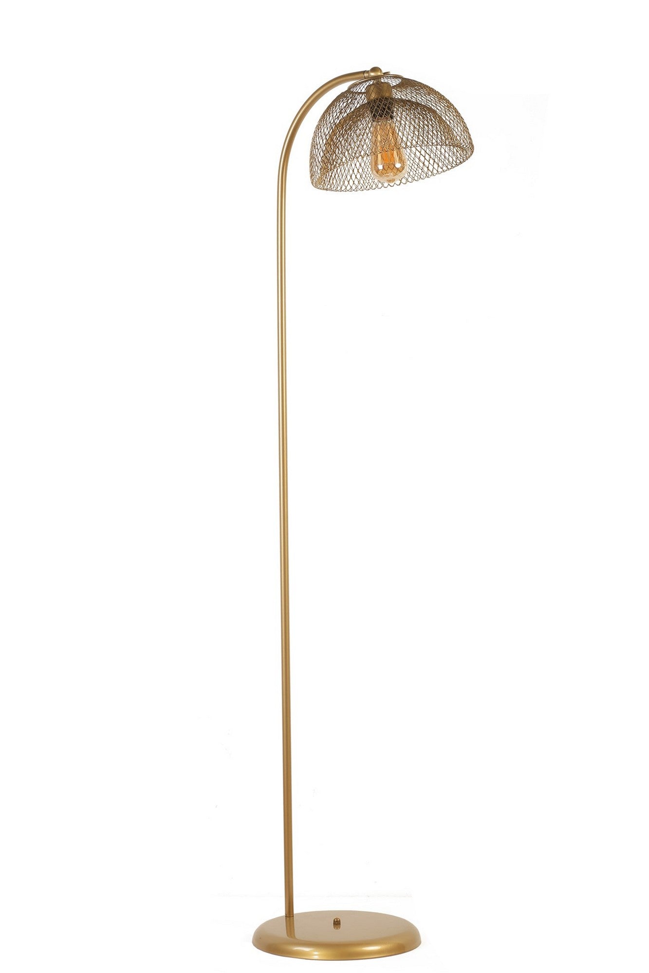 Candeeiro de Pé – 154 cm – Dourado – Metal