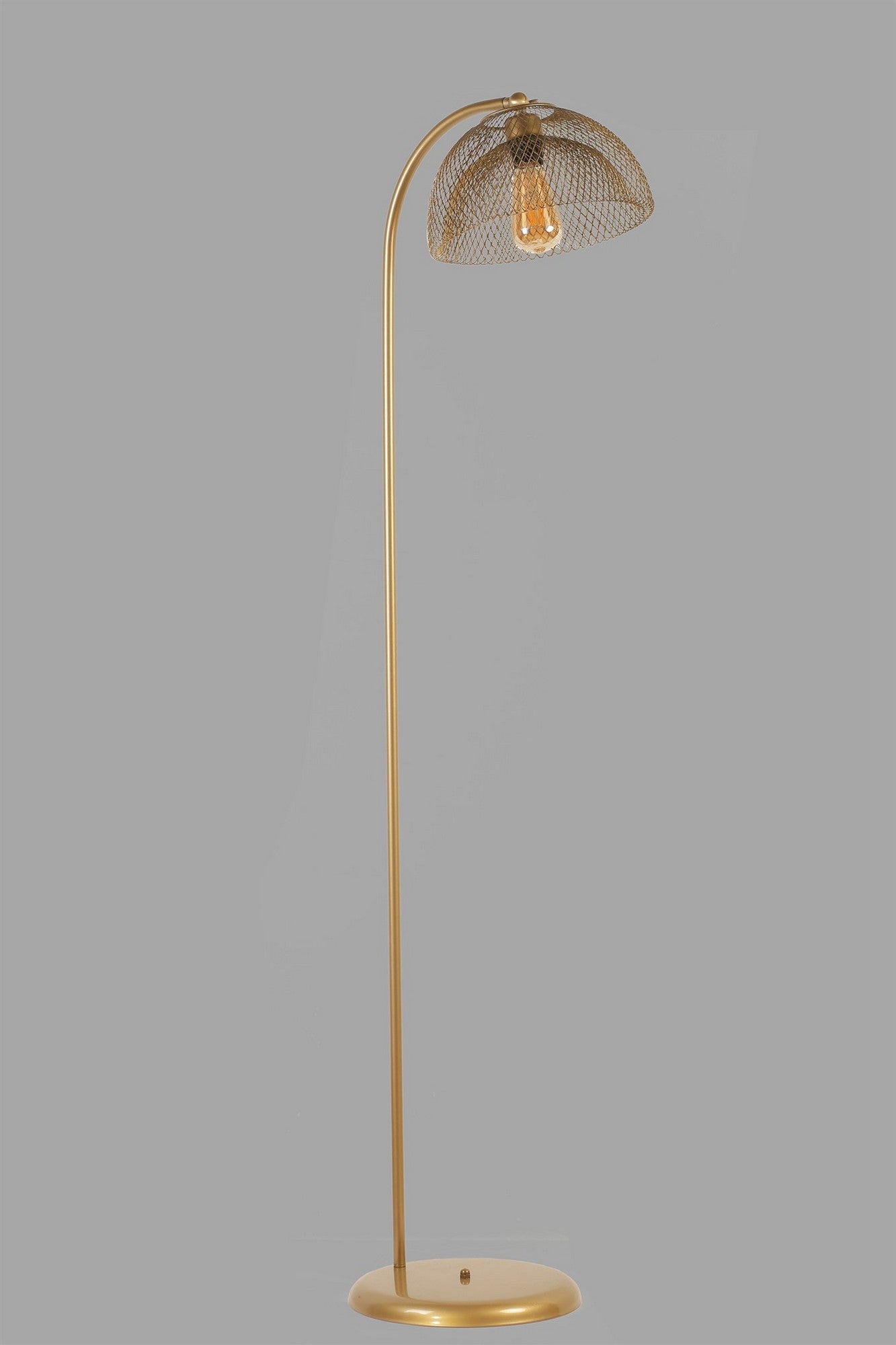 Candeeiro de Pé – 154 cm – Dourado – Metal