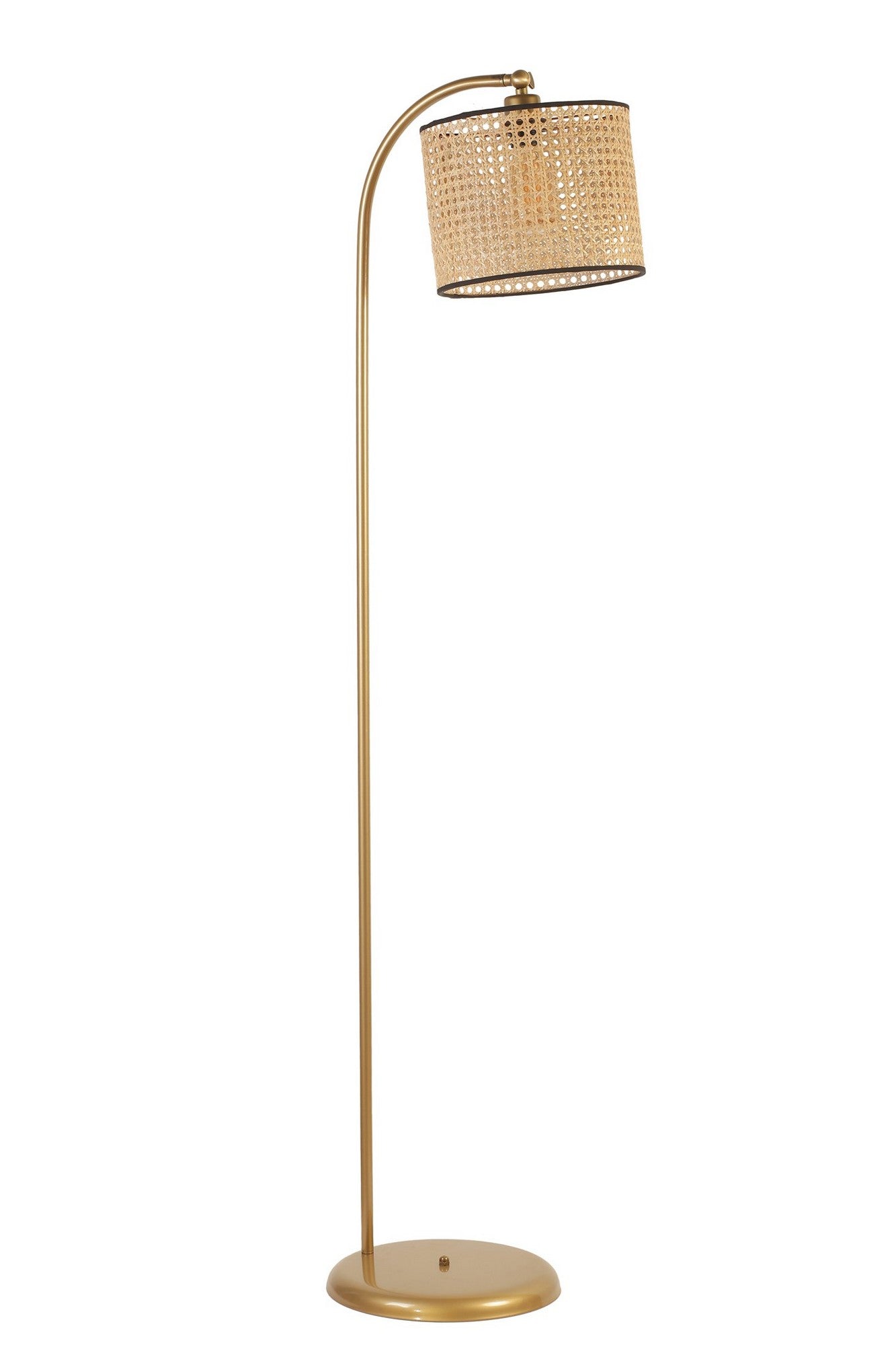 Candeeiro de Pé – 154 cm – Dourado – Metal