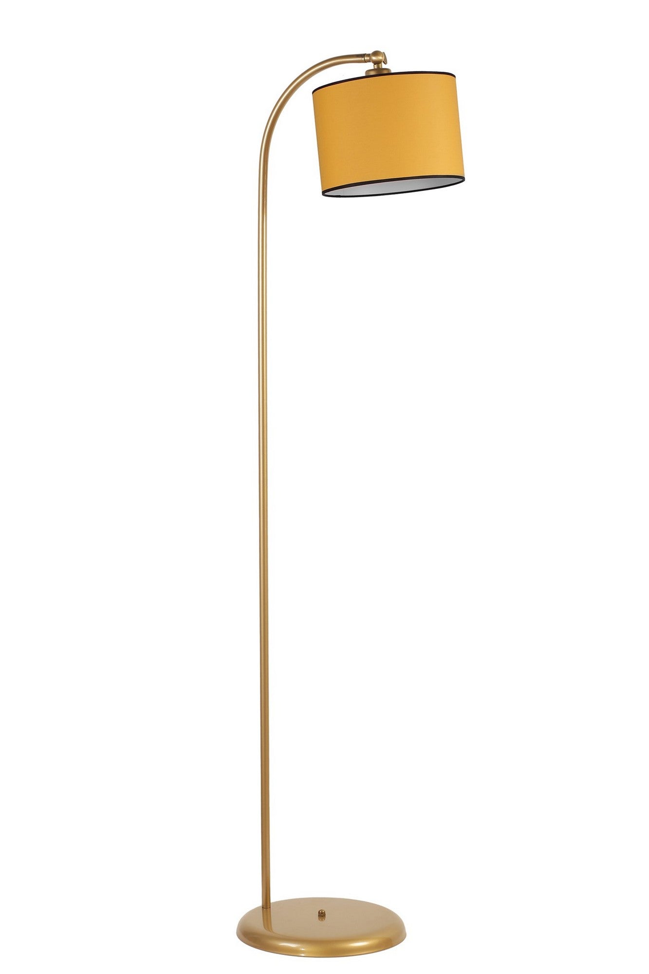 Candeeiro de Pé – 154 cm – Mostarda – Metal