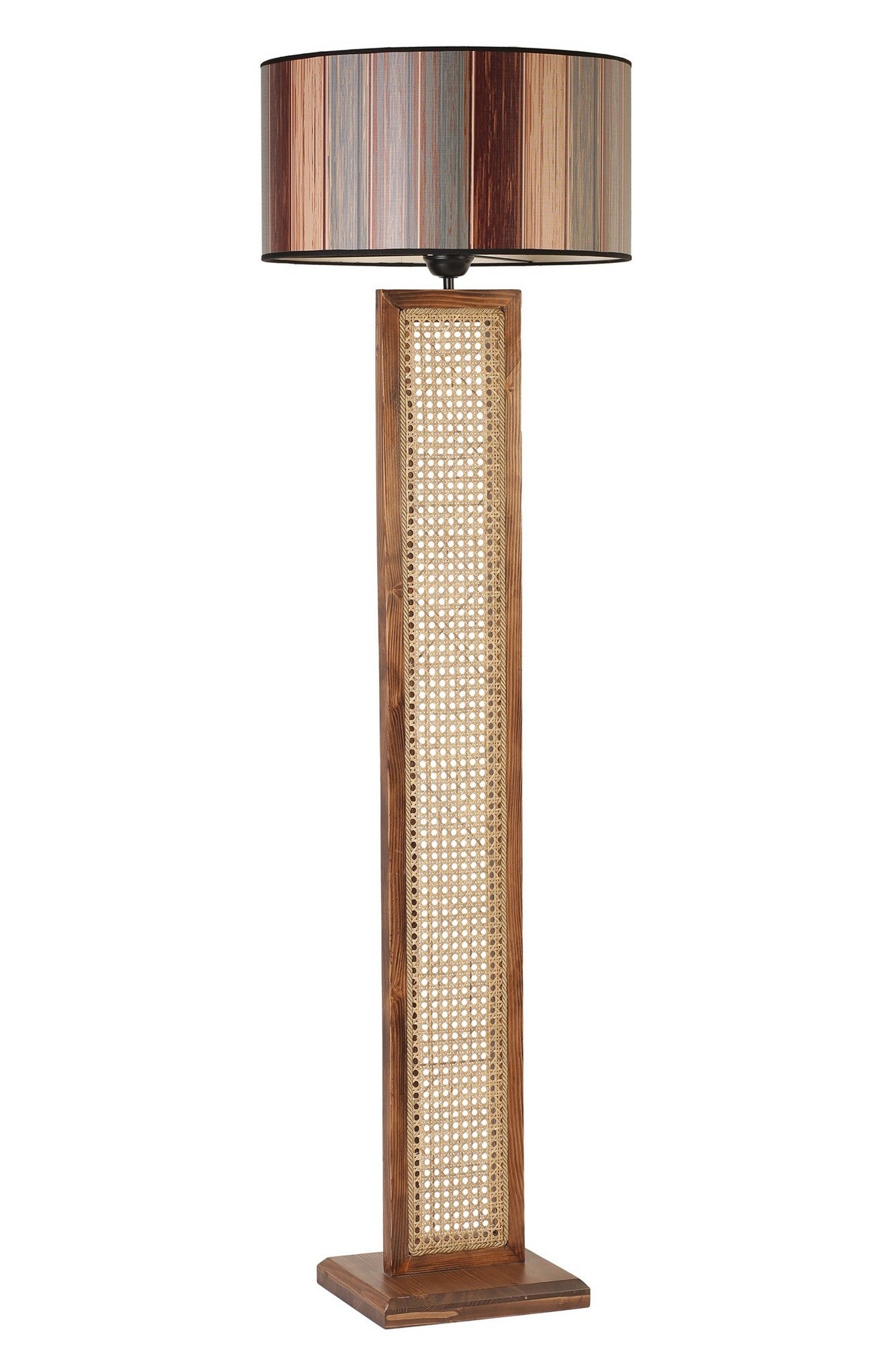 Candeeiro de Pé – 150 cm – Multicolorido – Madeira de Abeto