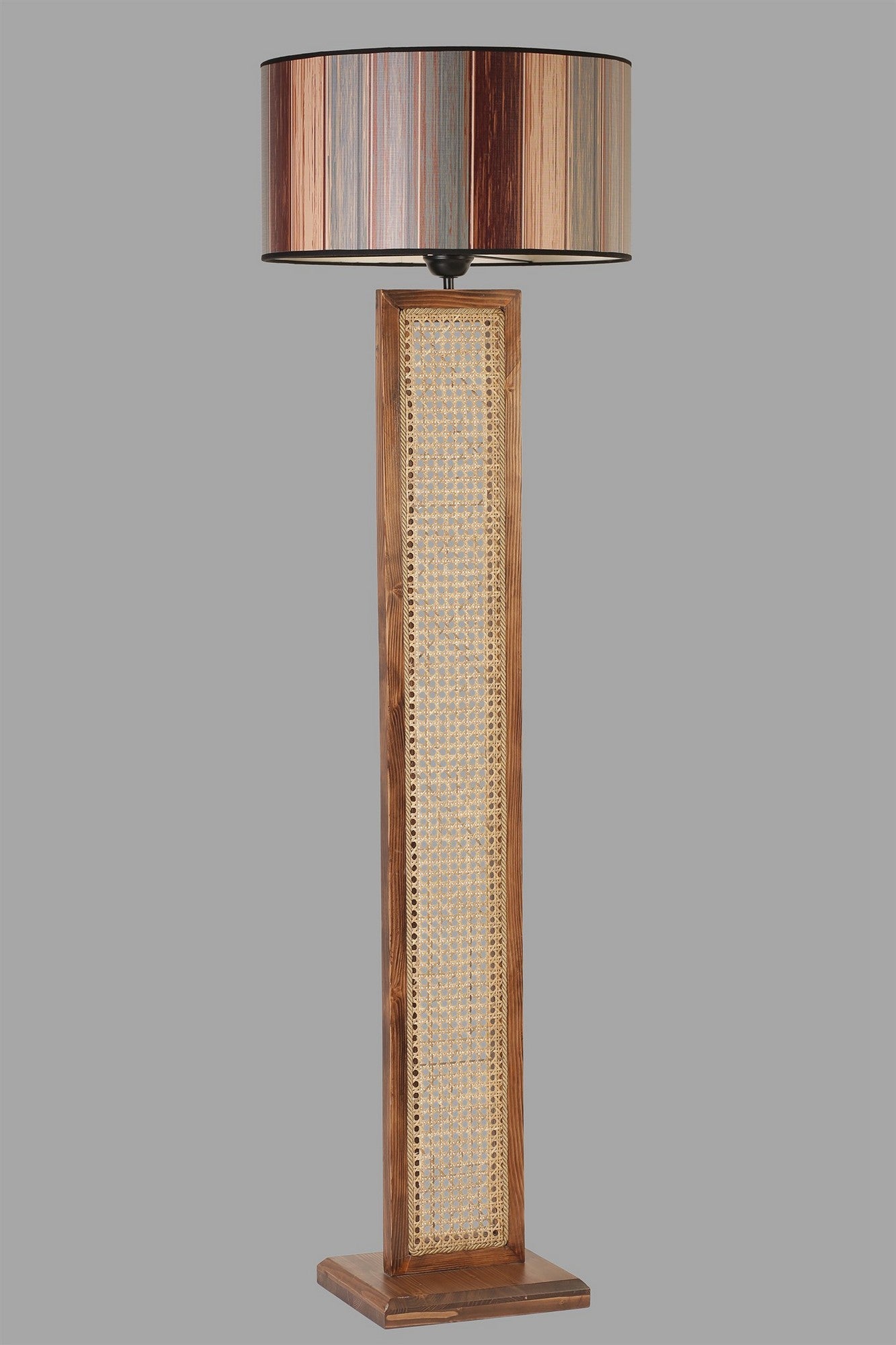 Candeeiro de Pé – 150 cm – Multicolorido – Madeira de Abeto