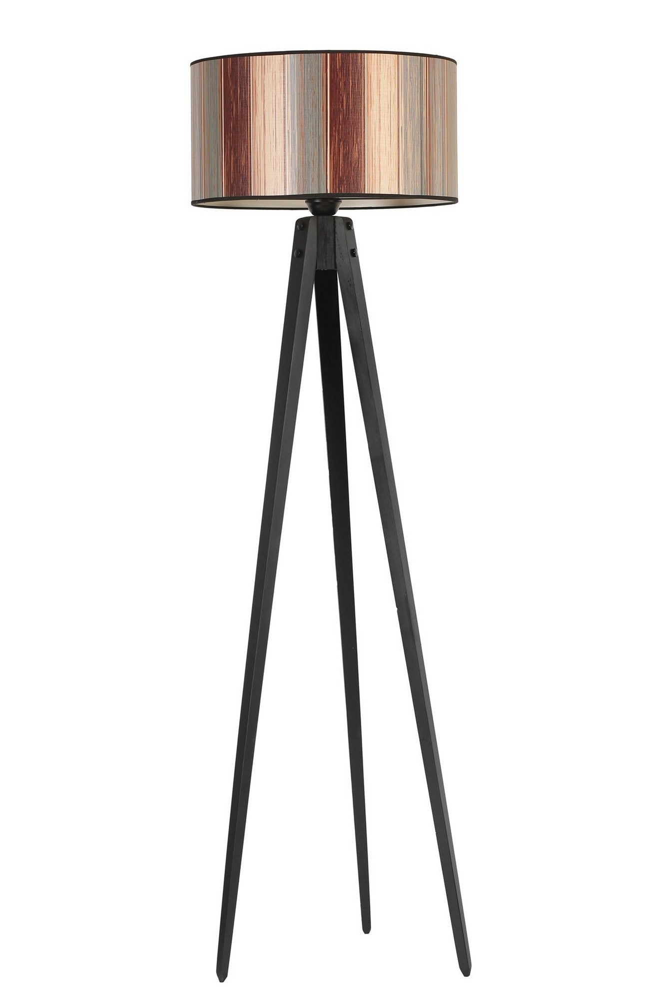 Candeeiro de Pé – 155 cm – Multicolorido – Madeira