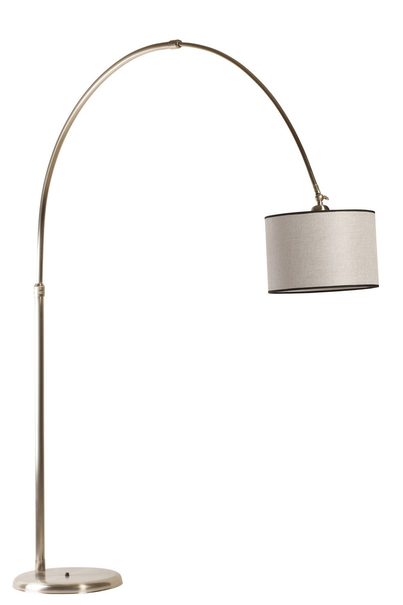 Candeeiro de Pé – 173 cm – Cinza – Metal