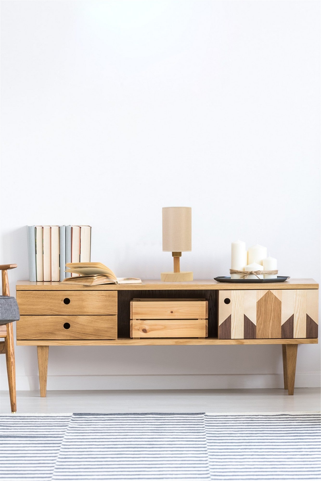Candeeiro de mesa-Anka-Ouro
Vime