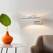 Candeeiro de Parede – 50 cm x 25 cm x 21 cm – Cromado – Metálico