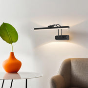 Candeeiro de Parede – 50 cm x 25 cm x 21 cm – Preto – Metálico