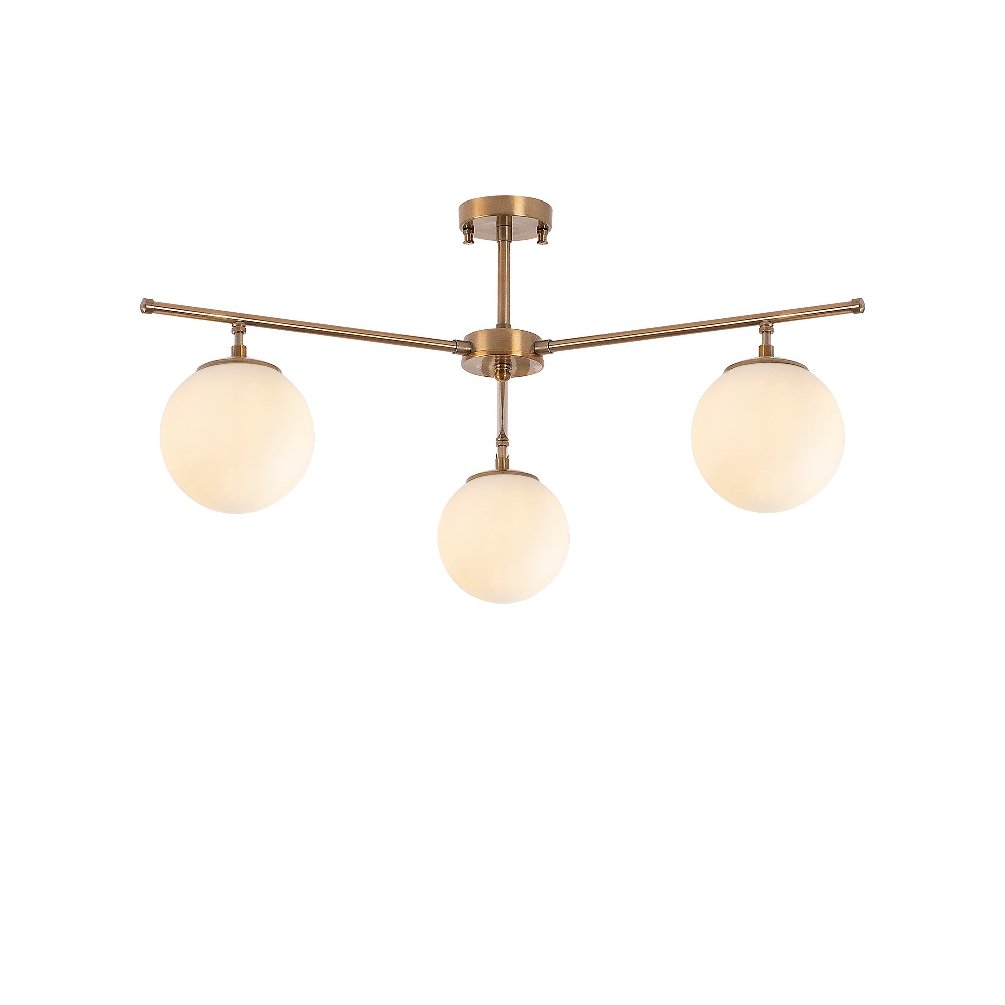 Candeeiro de Teto Vintage Elegante – 70 x 70 cm – Cobre – Metal