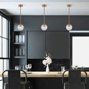 Candeeiro de Teto Vintage Elegante – 15 x 15 x 61 cm – Cobre – Metal