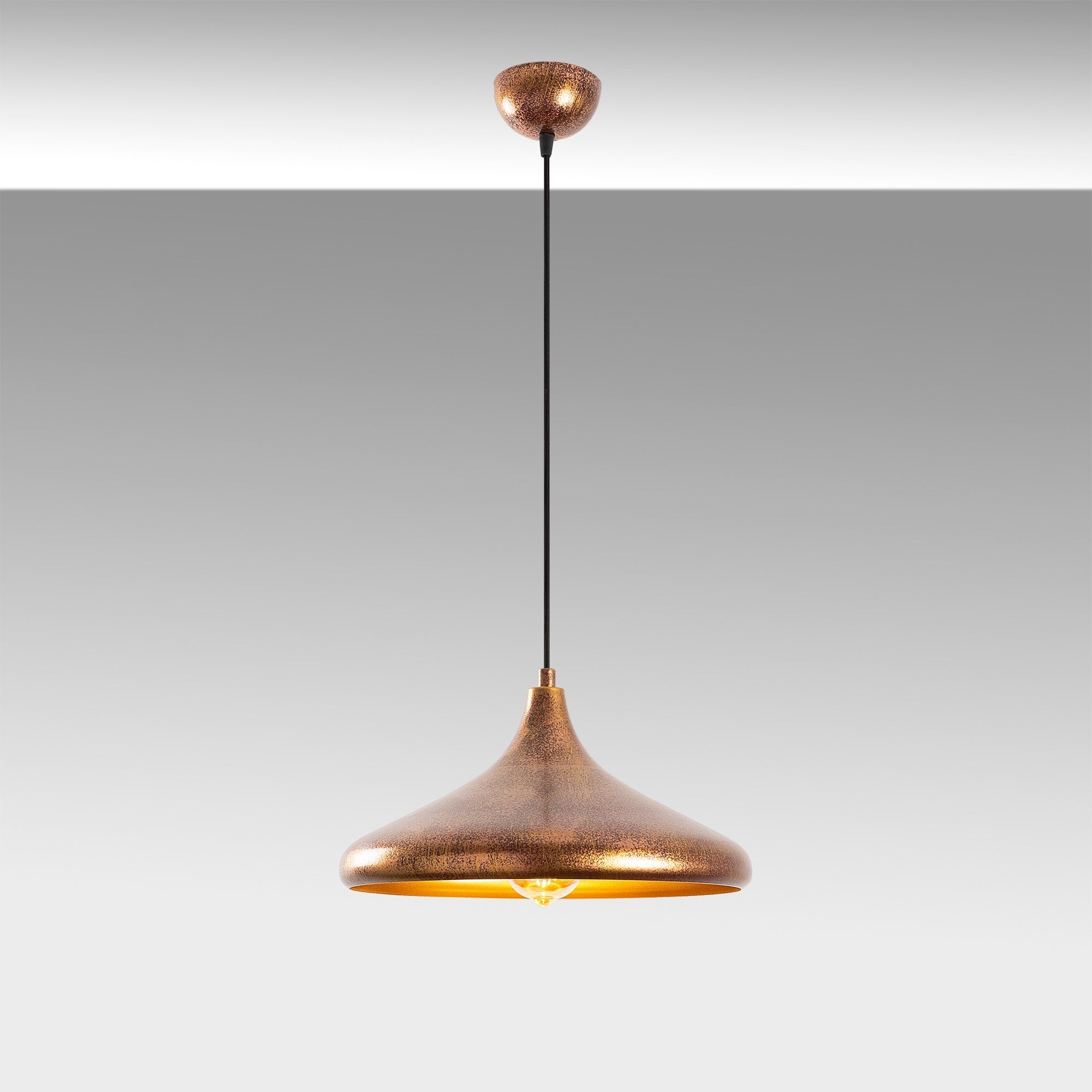 Candeeiro de Teto – 34 x 34 x 29 cm – metal
