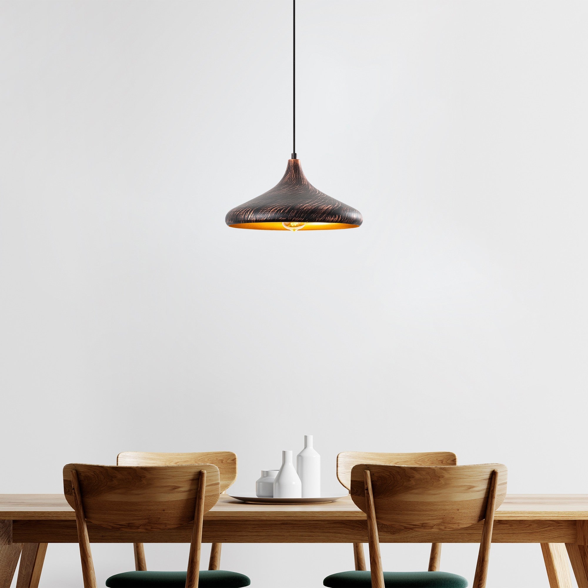 Candeeiro de Teto – 34 x 34 x 29 cm – metal