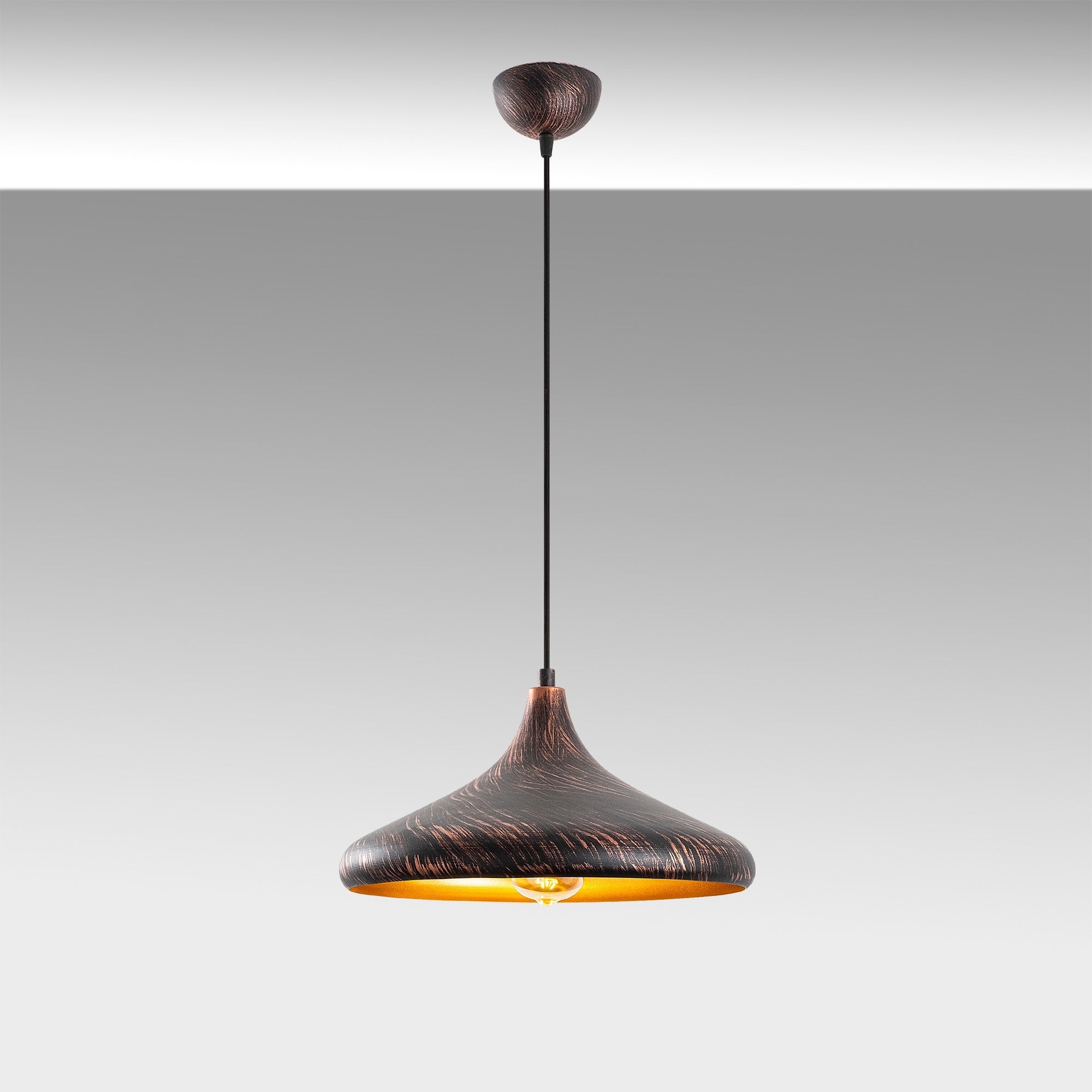 Candeeiro de Teto – 34 x 34 x 29 cm – metal