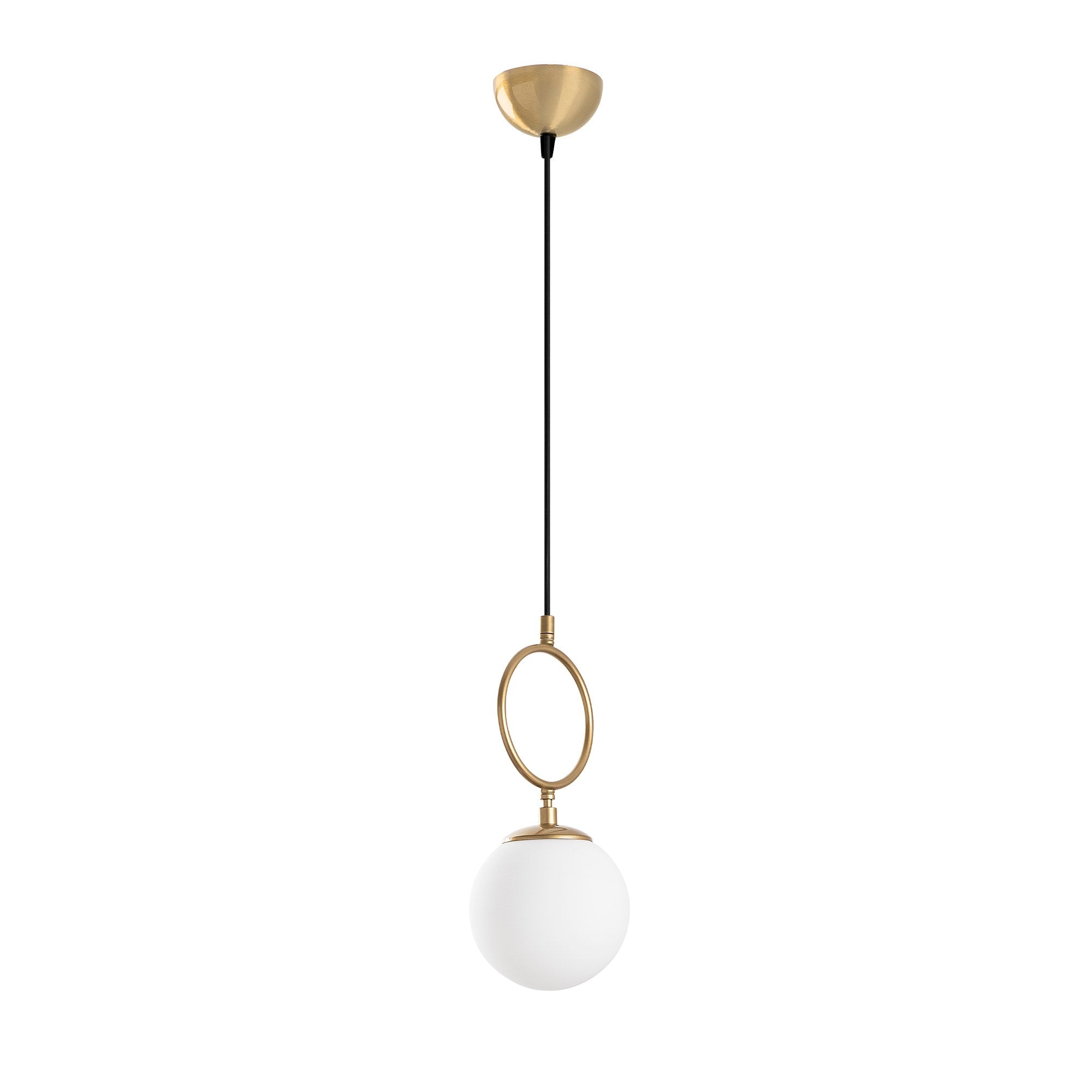 Candeeiro de Teto elegante de ouro, corpo de metal, 15 cm de largura, altura ajustável (41-127 cm), IP20, soquete E14, perfeito para salas de estar e jantar modernas