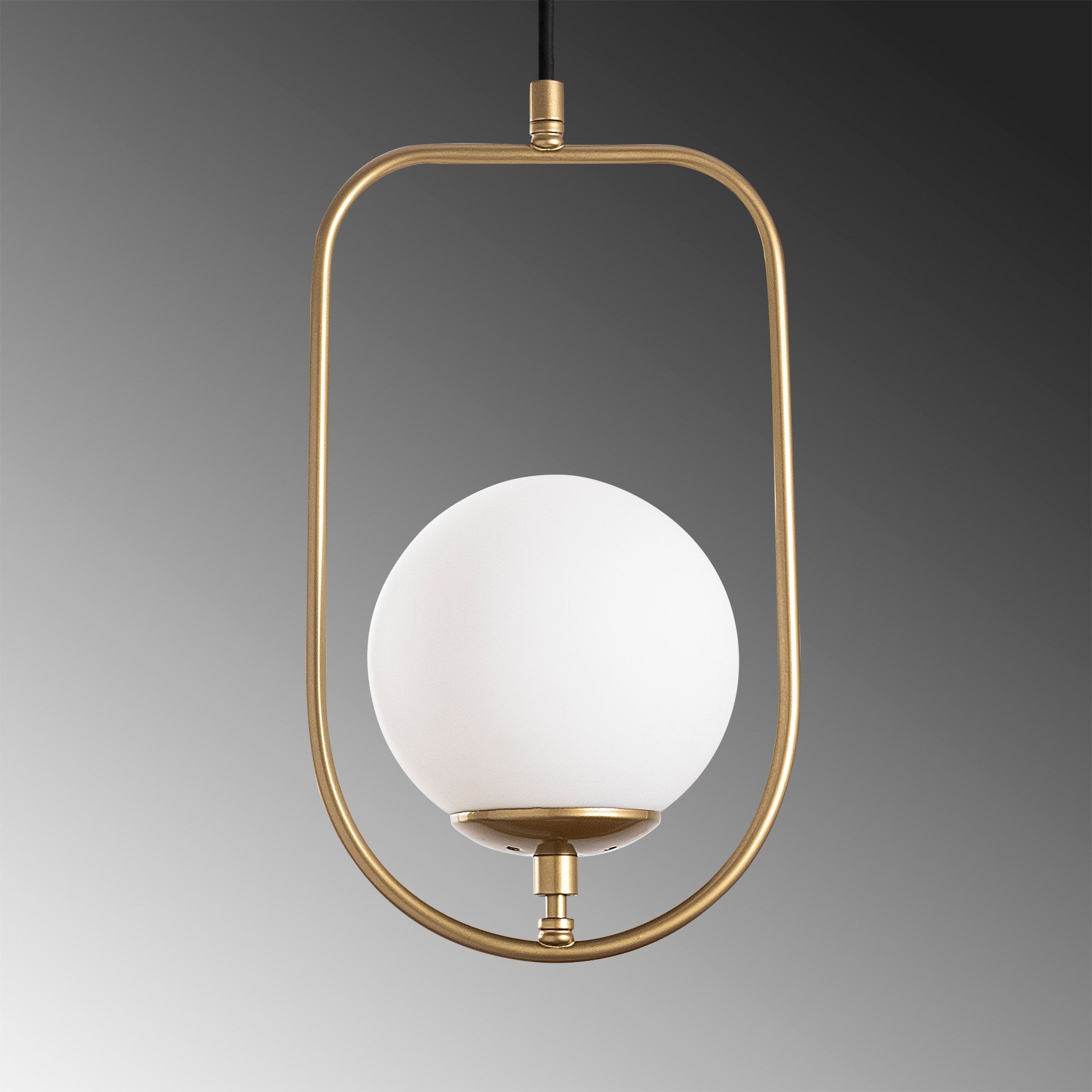 Candeeiro de Teto Dourado Elegante, Corpo em Metal, 55 cm de Largura, Altura Ajustável (40-185 cm), 3 Soquetes E14, Iluminação Elegante para Espaços Modernos, Classificação IP20