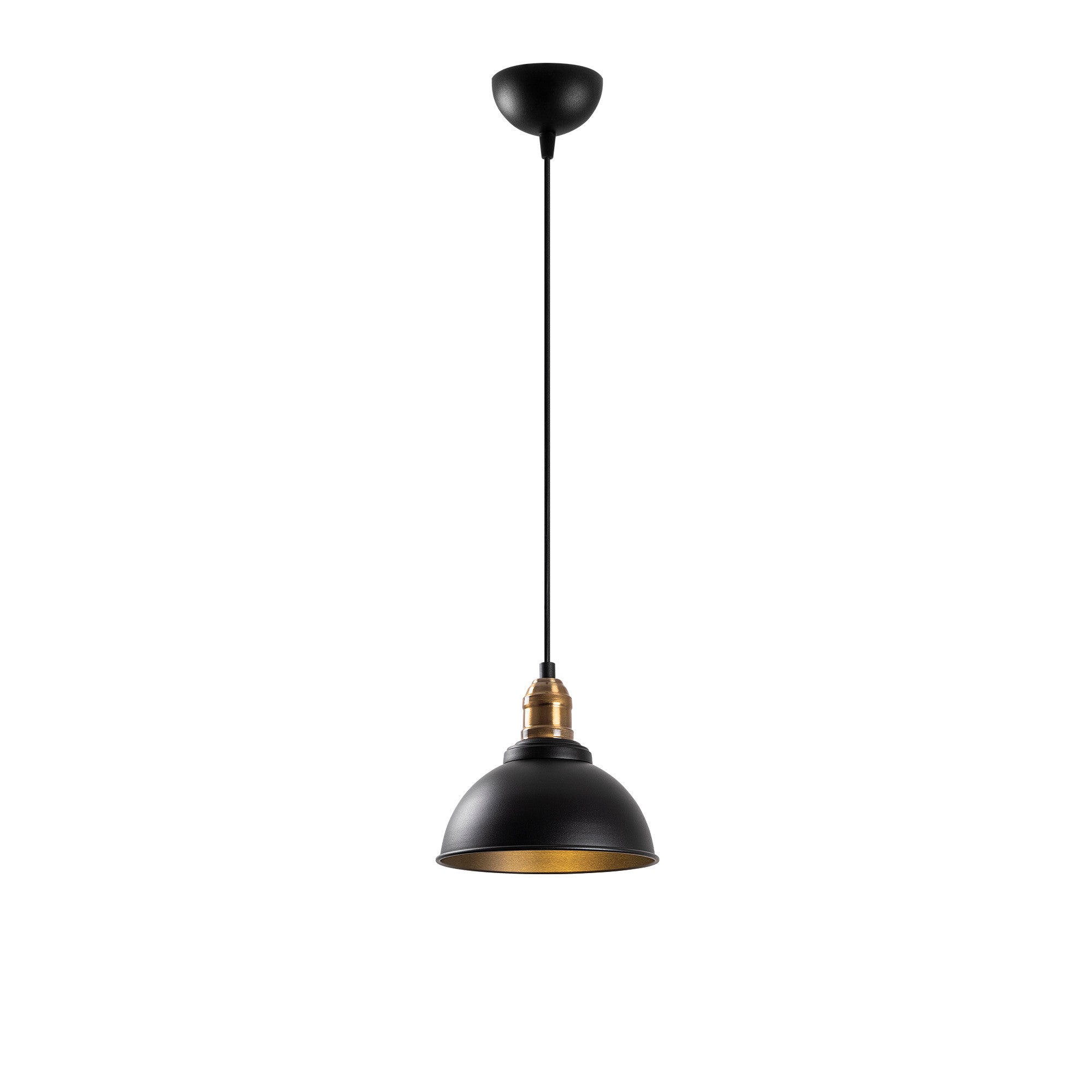Candeeiro de Teto boêmio estiloso, corpo de metal, acabamento preto e antigo, 21x21 cm, altura ajustável de 36 a 116 cm, soquete E27, perfeito para decoração industrial e escandinava