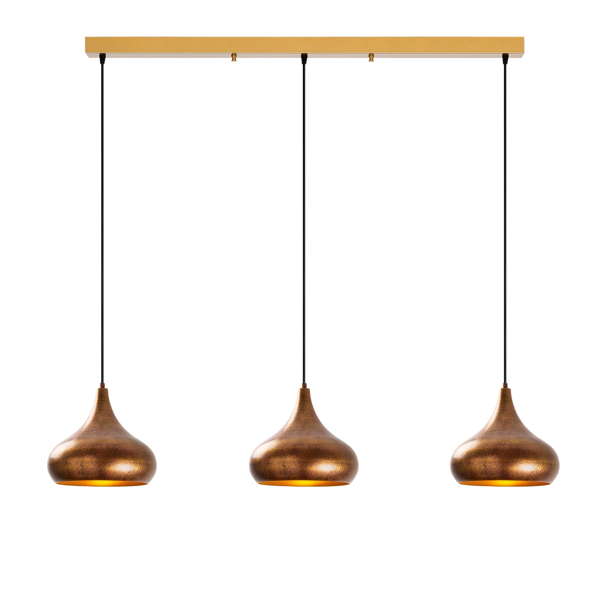 Candeeiro de Teto – 140 x 30 x 126 cm – Vintage – Metal