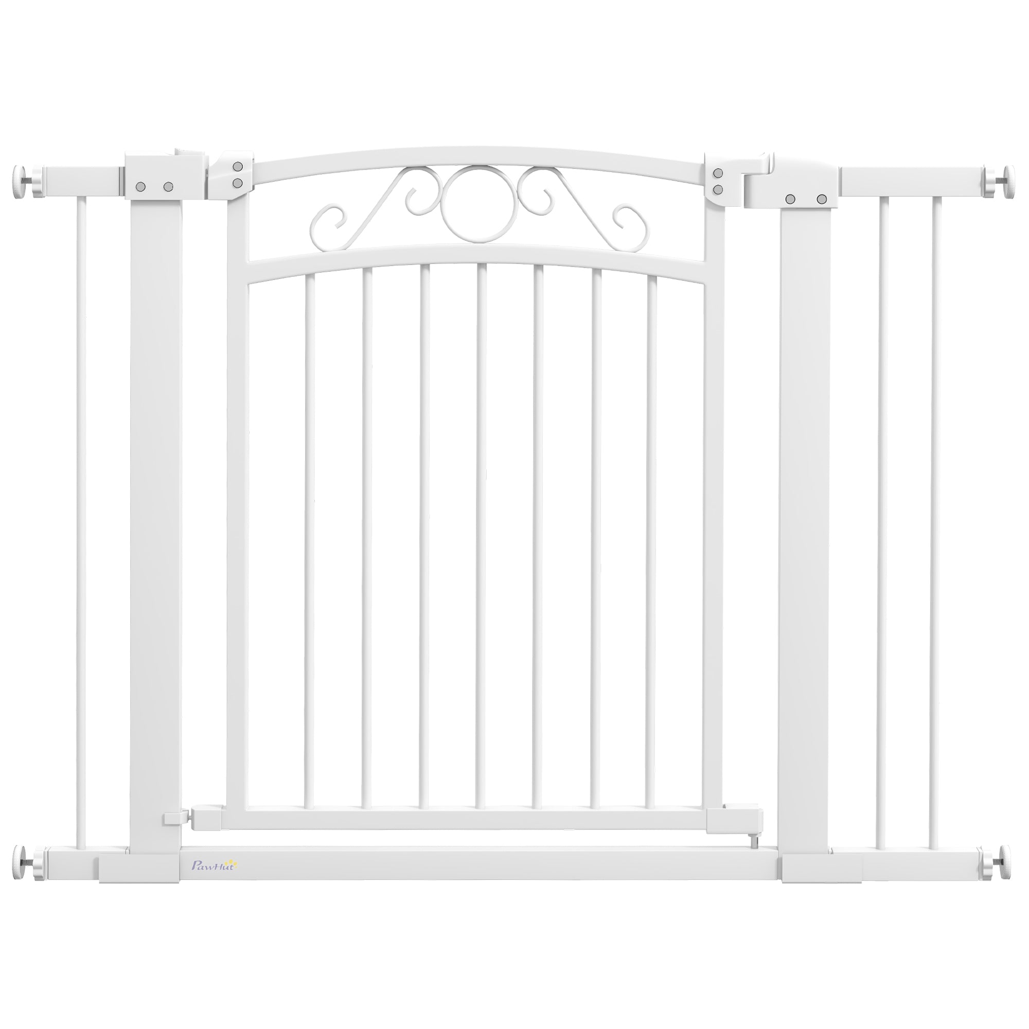 Barreira de Segurança Extensível Branca 76-102x77,5 cm para Animais de Estimação