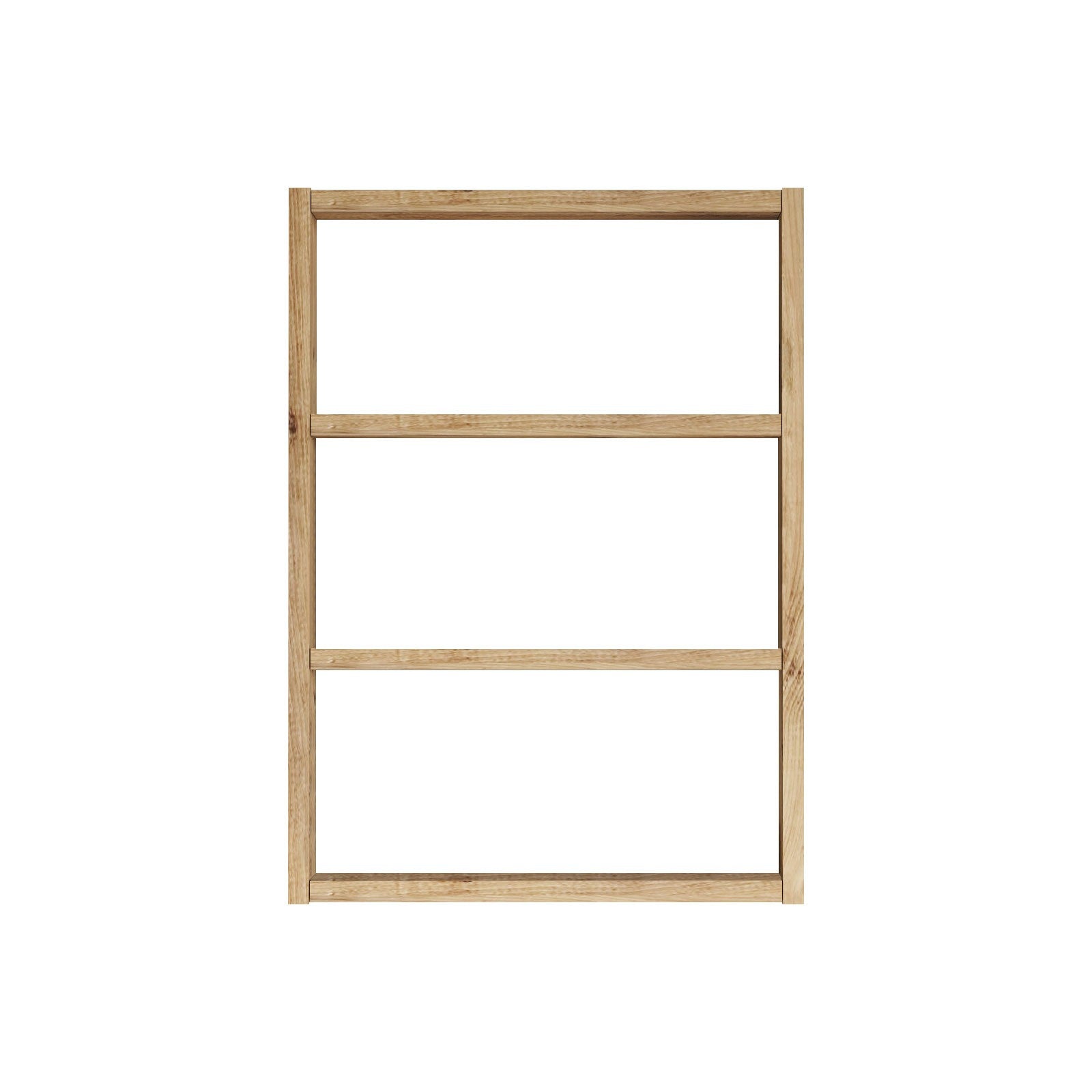 Prateleira de parede moderna, pinho atlântico, 43,2 x 60 x 9 cm | Painel de partículas 100% revestido com melamina, 18 mm de espessura | Elegante e funcional para decoração rústica e escandinava