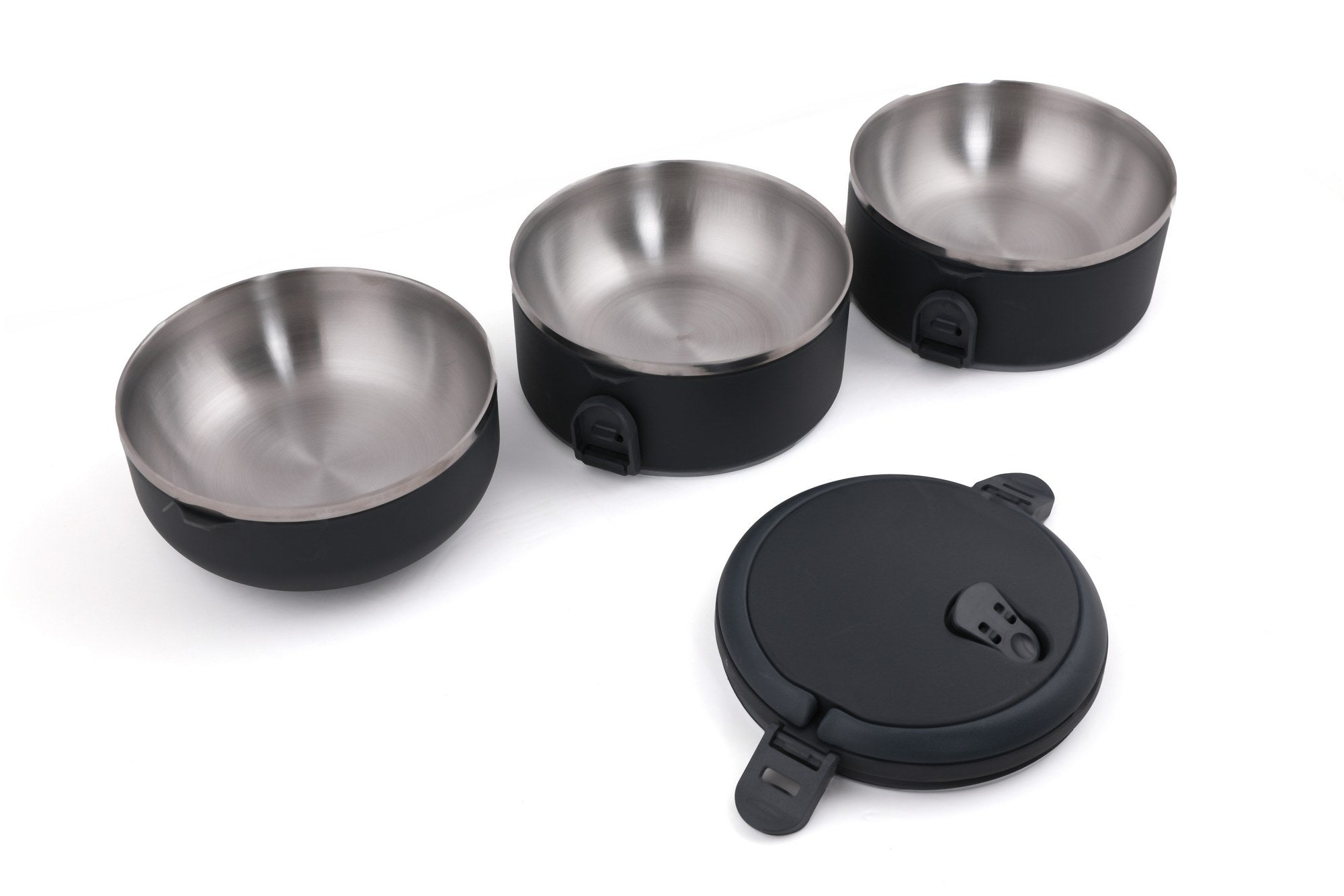 Conjunto de lancheira (3 peças)-POTF3-Fumaça