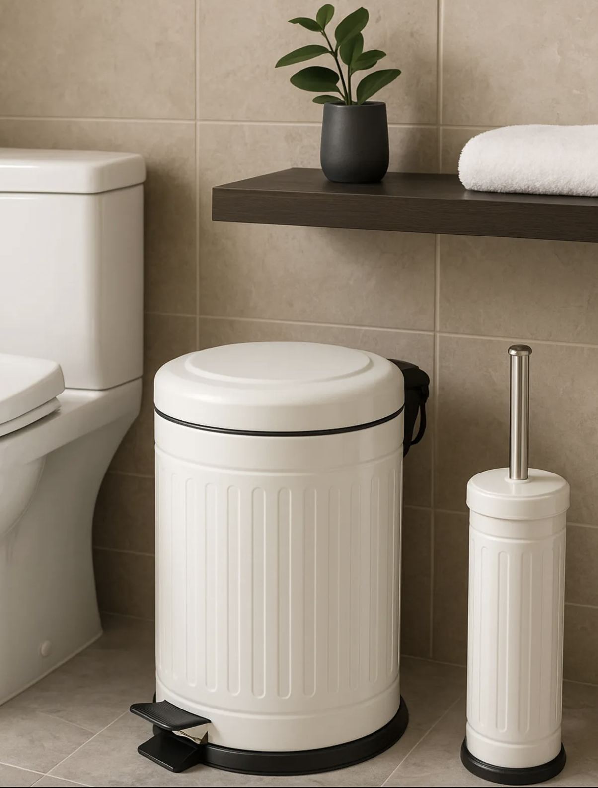 Conjunto de banheiro (2 peças)-d81-Branco