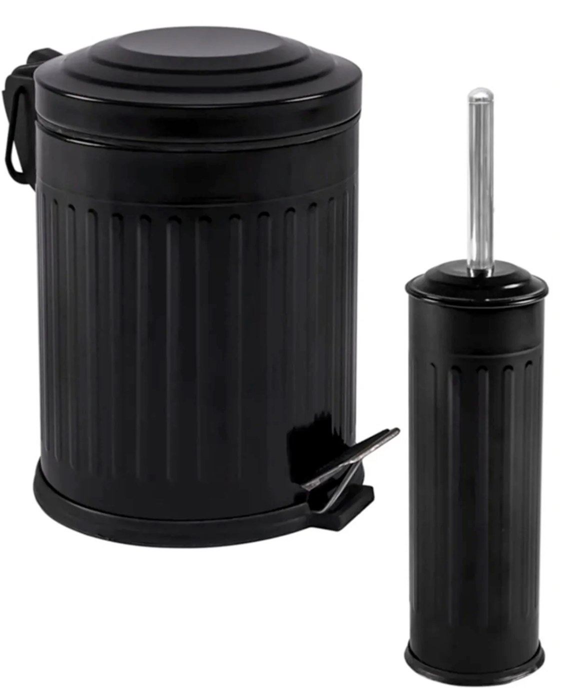 Conjunto de banheiro (2 peças)-d92-Preto