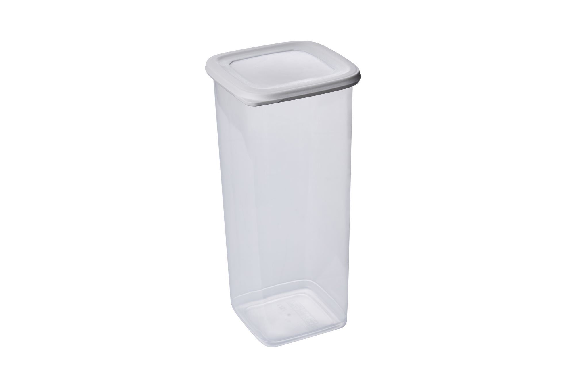 Conjunto de caixas de armazenamento (12 peças)-BNMPOLYWS12-Branco
