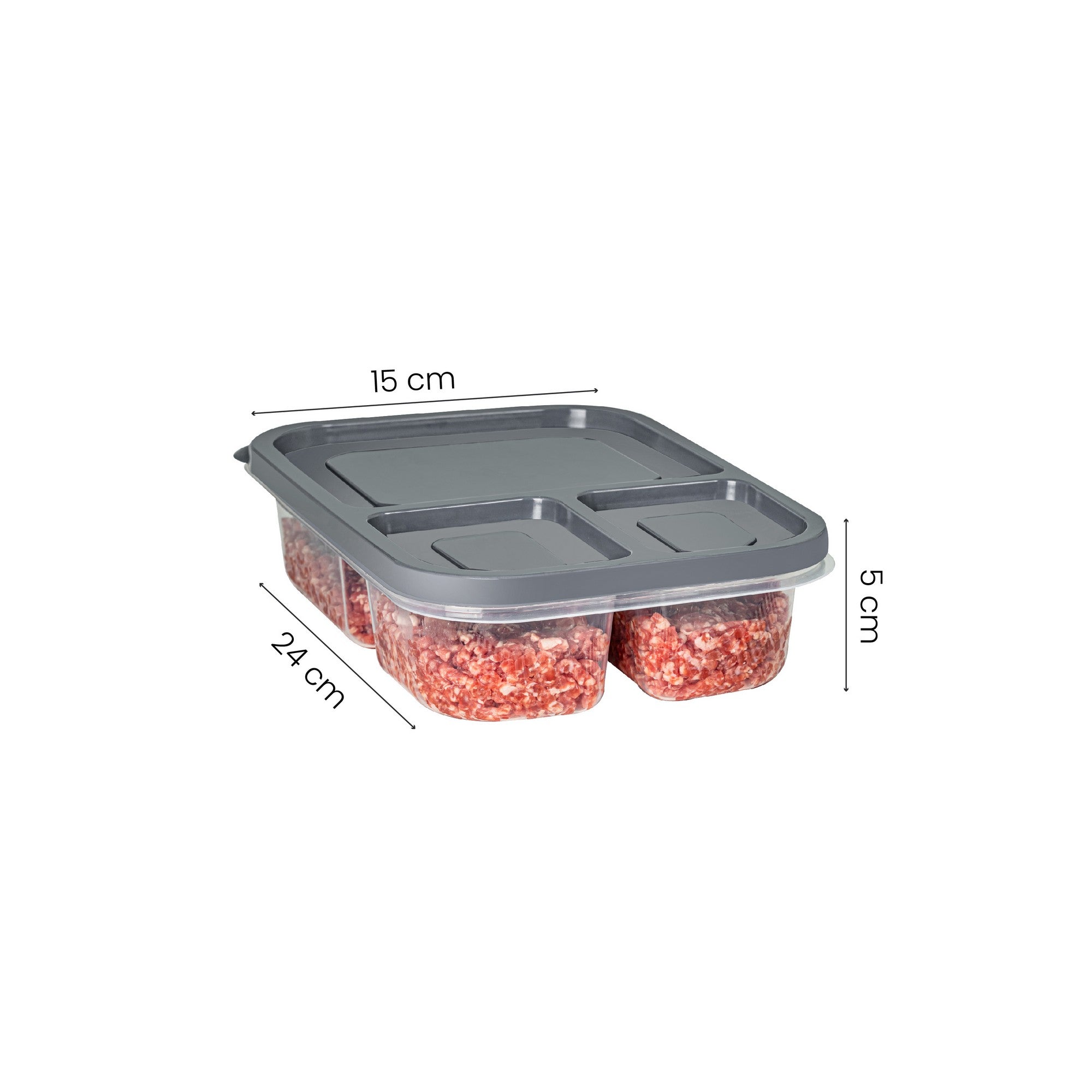 Conjunto de caixas de armazenamento (6 peças)-6Lıdkdrtgn1-Antracite