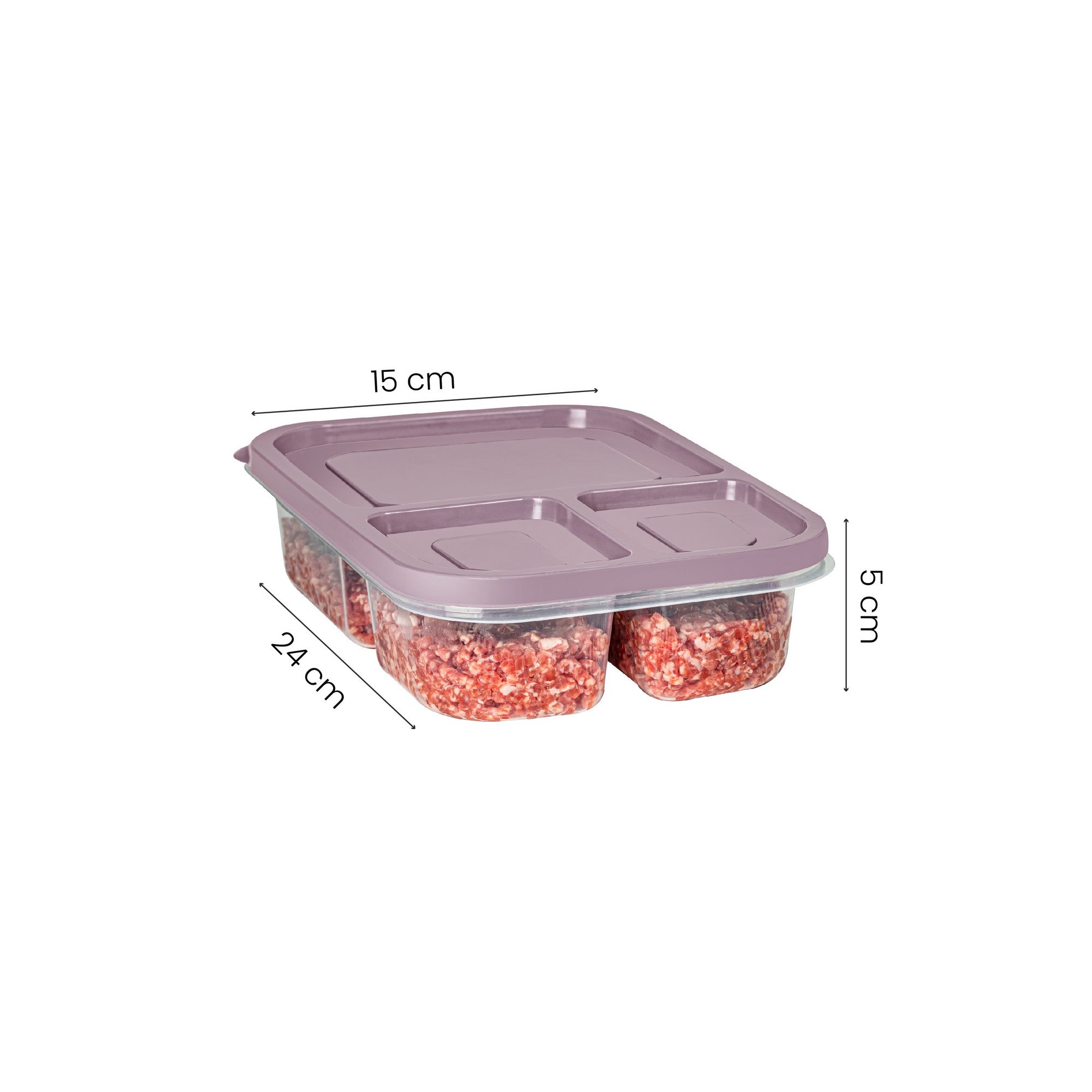 Conjunto de caixas de armazenamento (6 peças)-6Lıdkdrtgn1-Rosa