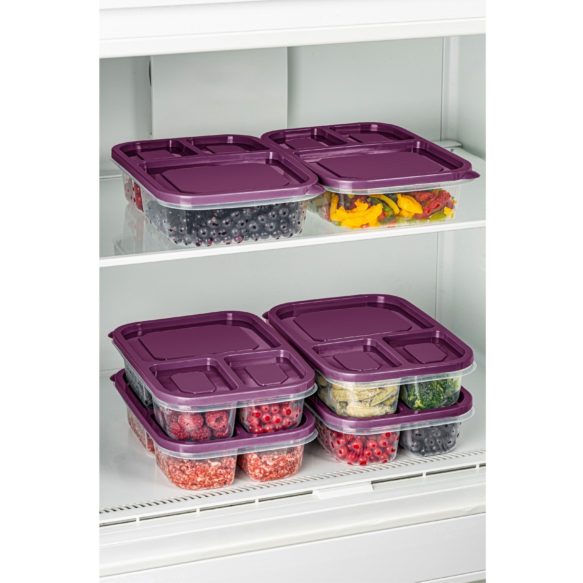 Conjunto de caixas de armazenamento (6 peças)-6Lıdkdrtgn1-Roxo