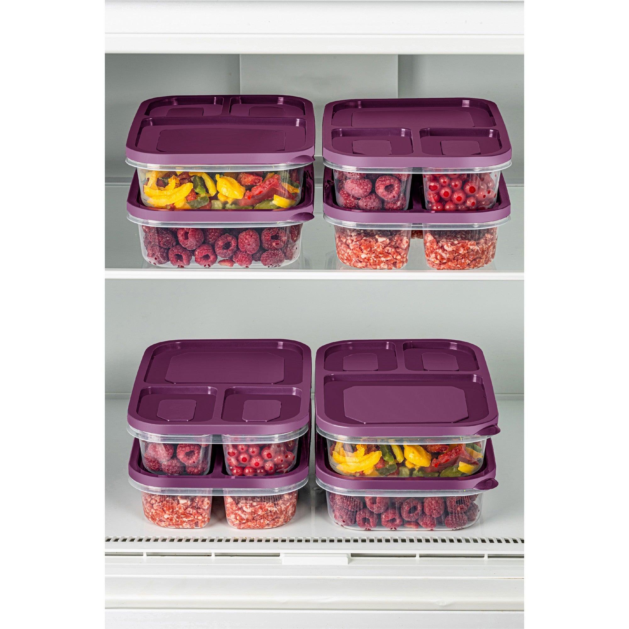 Conjunto de caixas de armazenamento (8 peças)-8Lıdkdrtgn1-Roxo