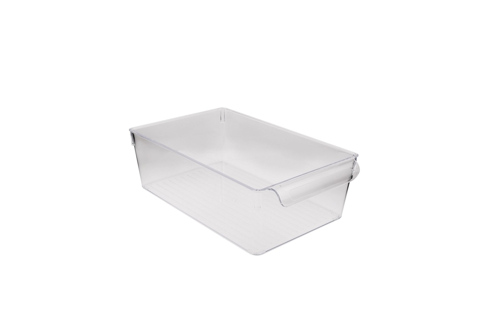 Conjunto organizador de frigorífico – 20 x 32.5 x 10 cm – Transparente – Plástico