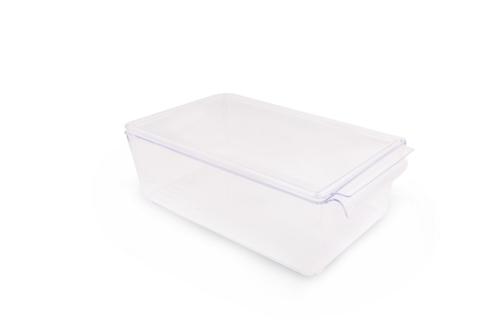 Conjunto de organizador de frigorífico – 20 x 32,5 x 10 cm – Transparente – Plástico